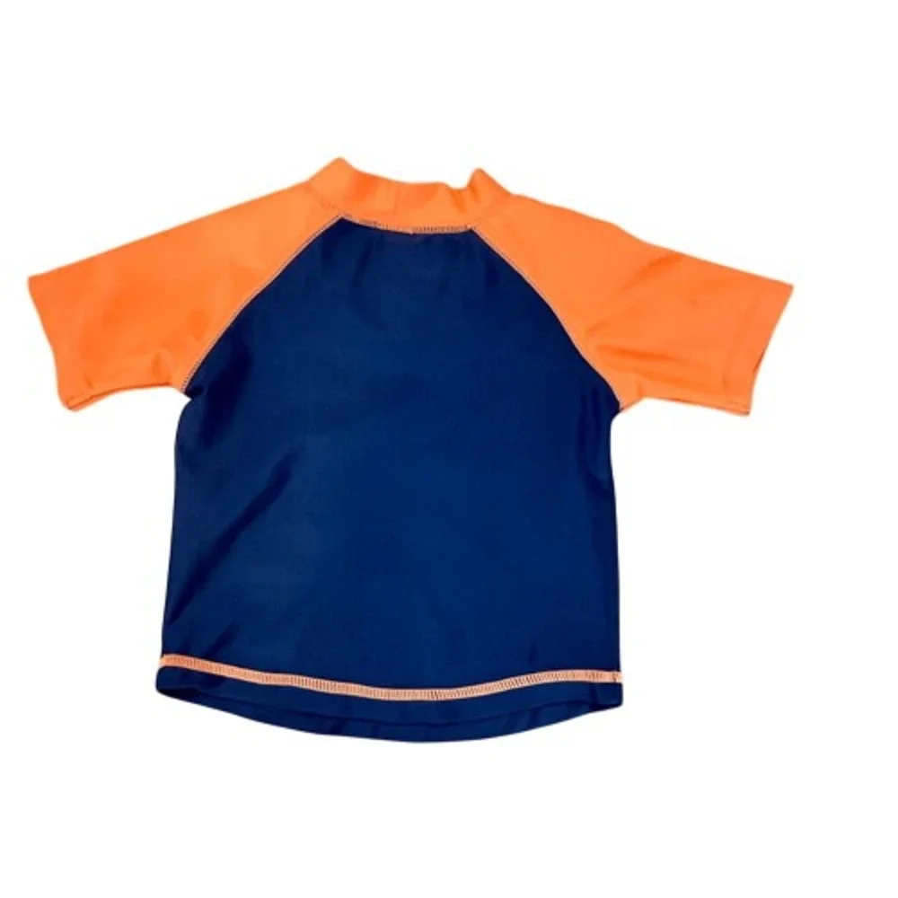 Simple Joys I Run the Ship Boys Swim Rashguard Trunks UPF 50+ Swim Set 6-9 month